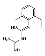 N-(Aminoiminomethyl)-N'-(2-ethyl-6-methylphenyl)urea structure