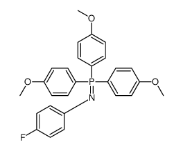 (4-fluorophenyl)imino-tris(4-methoxyphenyl)-λ5-phosphane Structure