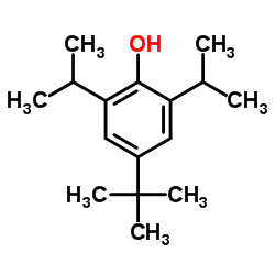 4-tert-Butyl-2,6-diisopropylphenol Structure