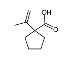 1-prop-1-en-2-ylcyclopentane-1-carboxylic acid Structure