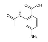 4-amino-2-acetylamino-benzoic acid Structure