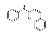 N-phenyl-2-phenyliminoacetamide结构式