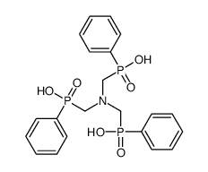 [bis[[hydroxy(phenyl)phosphoryl]methyl]amino]methyl-phenylphosphinic acid Structure