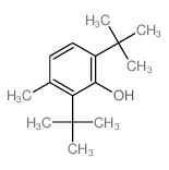 Phenol,2,6-bis(1,1-dimethylethyl)-3-methyl- Structure