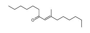 9-methylpentadec-8-en-7-one Structure