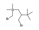 bromomethyl-[2-(bromomethyl)-3,3-dimethylbutyl]-dimethylsilane Structure