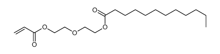 2-(2-prop-2-enoyloxyethoxy)ethyl dodecanoate结构式