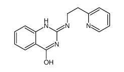 2-(2-pyridin-2-ylethylamino)-1H-quinazolin-4-one结构式