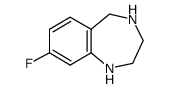 8-氟-2,3,4,5-四氢-1H-苯并[e][1,4]二氮杂卓结构式