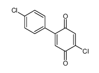 2-chloro-5-(4-chlorophenyl)cyclohexa-2,5-diene-1,4-dione结构式