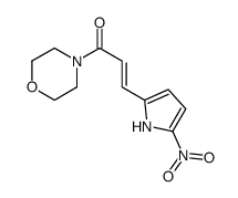 1-morpholin-4-yl-3-(5-nitro-1H-pyrrol-2-yl)prop-2-en-1-one结构式