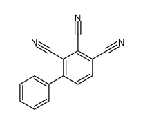 4-phenylbenzene-1,2,3-tricarbonitrile Structure