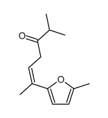 2-methyl-6-(5-methylfuran-2-yl)hept-5-en-3-one Structure