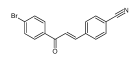 4-[3-(4-bromophenyl)-3-oxoprop-1-enyl]benzonitrile Structure