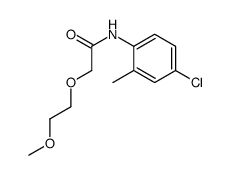 N-(4-chloro-2-methylphenyl)-2-(2-methoxyethoxy)acetamide结构式