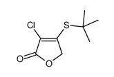 3-tert-butylsulfanyl-4-chloro-2H-furan-5-one Structure
