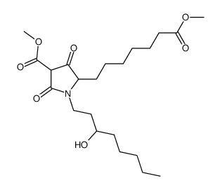 7[N(3-hydroxy-n-octyl)-3-carboxy-2,4-dioxopyrrolidin-5yl] heptanoic Acid Dimethyl Ester Structure