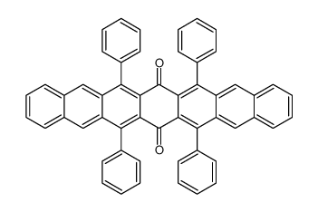 6,8,15,17-tetraphenylheptacene-7,16-dione结构式