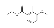 3-methoxy-2-methyl-benzoic acid ethyl ester结构式