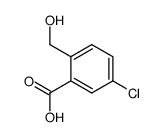 5-chloro-2-hydroxymethyl-benzoic acid Structure