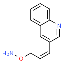 Quinoline, 3-[(1Z)-3-(aminooxy)-1-propenyl]- (9CI) Structure