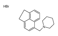 1-(1,2-dihydroacenaphthylen-5-ylmethyl)piperidine,hydrobromide结构式