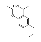 Benzenemethanamine, 2-ethoxy-alpha-methyl-5-propyl- (9CI)结构式