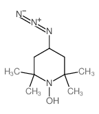 4-叠氮基2,2,6,6-四甲基-1-哌啶基氧基结构式