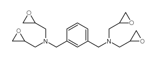N,N,N',N'-tetrakis(2,3-epoxypropyl)-m-xylene-alpha,alpha'-diamine structure