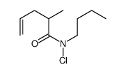 N-butyl-N-chloro-2-methylpent-4-enamide结构式