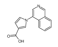 1-isoquinolin-4-ylpyrrole-3-carboxylic acid Structure