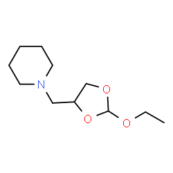 Piperidine, 1-[(2-ethoxy-1,3-dioxolan-4-yl)methyl]- (9CI)结构式