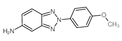 2-(4-METHOXY-PHENYL)-2H-BENZOTRIAZOL-5-YLAMINE Structure