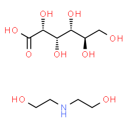 D-gluconic acid, compound with 2,2'-iminobisethanol (1:1) structure