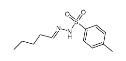 valeraldehyde tosylhydrazone Structure