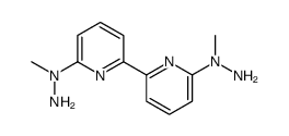 1-[6-[6-[amino(methyl)amino]pyridin-2-yl]pyridin-2-yl]-1-methylhydrazine结构式