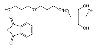 2-benzofuran-1,3-dione,2,2-bis(hydroxymethyl)propane-1,3-diol,3-(3-hydroxypropoxy)propan-1-ol Structure