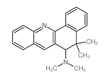 N,N,5,5-tetramethyl-6H-benzo[c]acridin-6-amine结构式