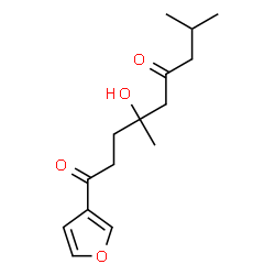 (4R)-1-(3-Furyl)-4,8-dimethyl-4-hydroxy-1,6-nonanedione structure