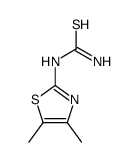 (4,5-dimethyl-1,3-thiazol-2-yl)thiourea Structure