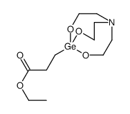 ethyl 3-(4,6,11-trioxa-1-aza-5-germabicyclo[3.3.3]undecan-5-yl)propanoate Structure