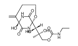 3'-O-(ethylcarbamoyl)bicyclomycin Structure