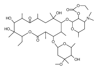 Erythromycin, 2'-(ethyl carbonate)结构式