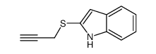 2-prop-2-ynylsulfanyl-1H-indole结构式