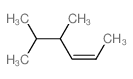 2-Hexene, 4,5-dimethyl- structure