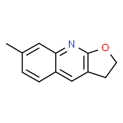 7-METHYL-2,3-DIHYDROFURO(2,3-B)QUINOLINE structure