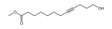 methyl 12-hydroxydodec-8-ynoate结构式