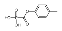 (4-methylphenoxy)carbonylphosphonic acid Structure