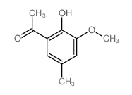 Ethanone,1-(2-hydroxy-3-methoxy-5-methylphenyl)- structure