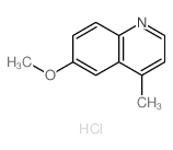 6-methoxy-4-methyl-quinoline结构式